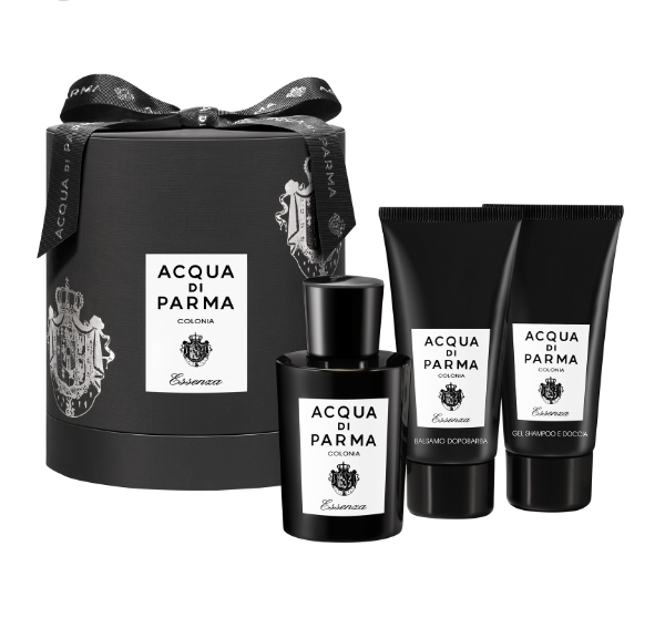 ACQUA DI PARMA colonia essenza edc 100ml +hair & shower gel 75ml + Ash balm 75ml m set