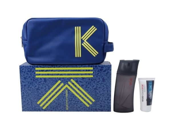 KENZO Homme Sport Edt 100ml & After Shave Balm & Pouch M Set