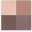 ISADORA Eyeshadow Quartet Colors 20 Classic Brown