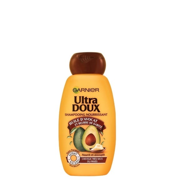 شامپو تغذیه کننده موهای خشک آووکادو و شی باتر گارنیه مدل Ultra Doux