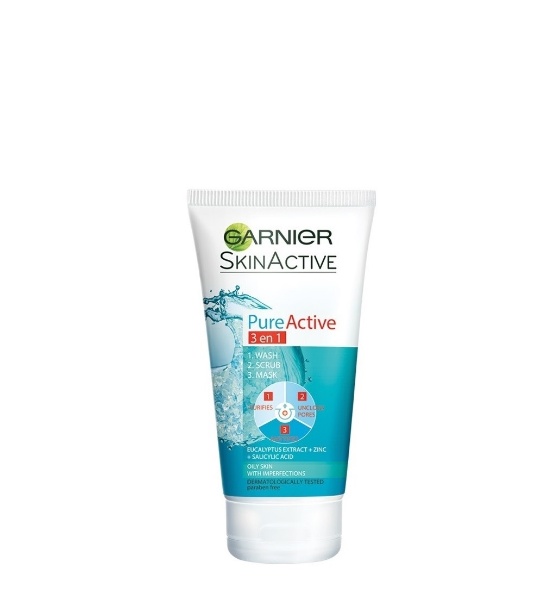 پاک کننده ی ۳ منظوره ی گارنیه مدل Pure Active حجم 150 میل
