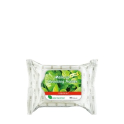 دستمال پاک کننده آرایش ضد التهاب پیوردرم حاوی عصاره چای سبز دستمال پاک کننده آرایش ضد التهاب پیوردرم حاوی عصاره چای سبز