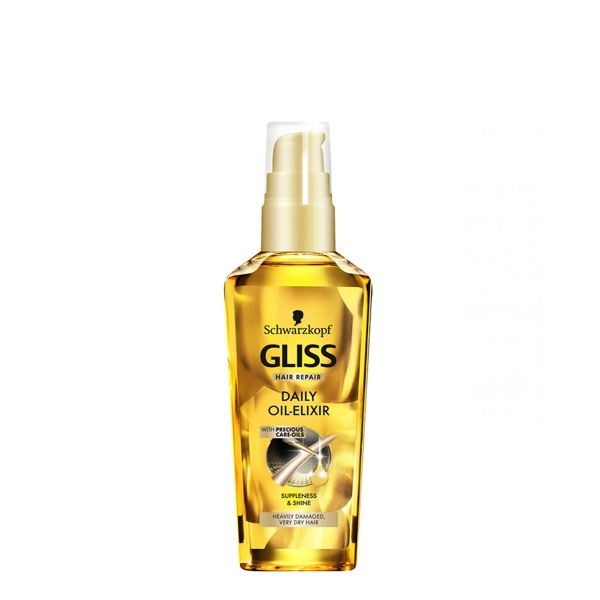 روغن ترميم کننده موهای خشک و آسيب ديده مدل Daily Oil Elixir  گليس شوارتسکف 75 میل