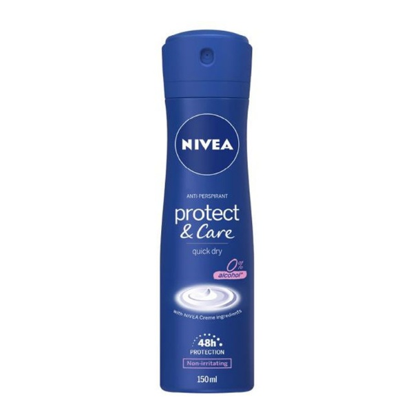 اسپری ضد تعریق زنانه 48 ساعته نیوآ مدل  Protect & Care حجم 150 میل