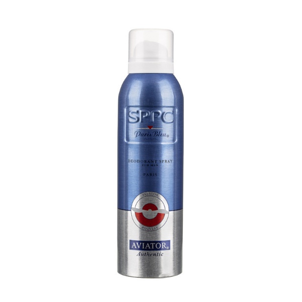 2 x Paris Bleu Aviator Black Deodorant Spray for Men 200 ml (400 ml)