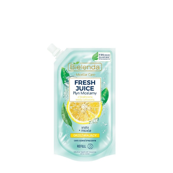 میسلار واتر برای شستشوی صورت  مدلFresh Juice Refreshing بی یلندا 45 میل