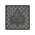 دستمال تزیینی (پوشت) ترنج خالدار خاکستری آدور