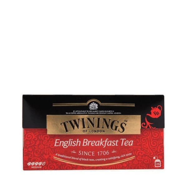 چای سیاه سنتی انگلیسی کیسه ای توینینگز 25 عددی