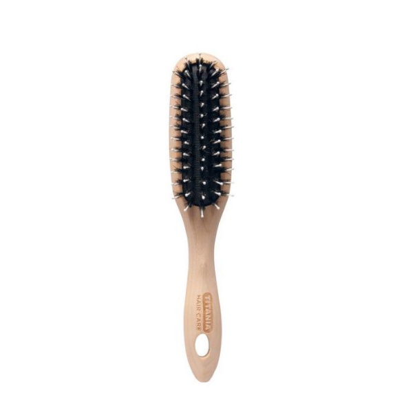 برس مستطیل از چوب افرا با موهای طبیعی گراز آنتی استاتیک 2863 تایتانیا