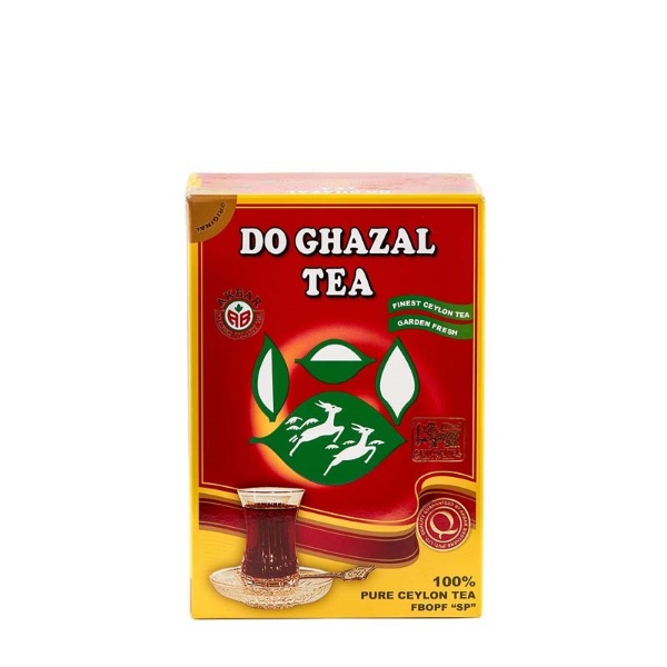 چای سیاه معطر با رایحه برگاموت دو غزال 100 گرم