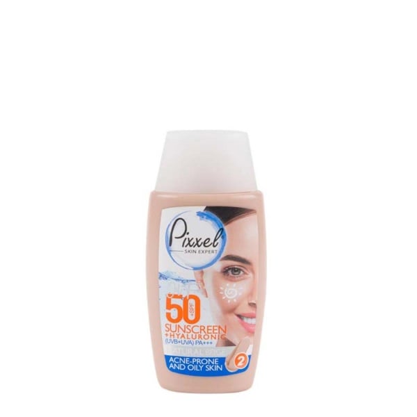 کرم ضد آفتاب رنگی با فاکتور محافظتی 50 مناسب پوست های چرب شماره 2 پیکسل 50میل