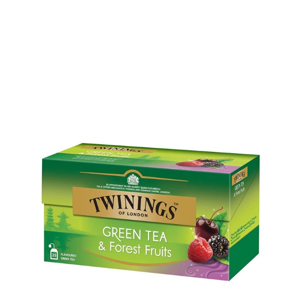 چای سبز با طعم میوه های جنگلی توینینگز 25 عددی