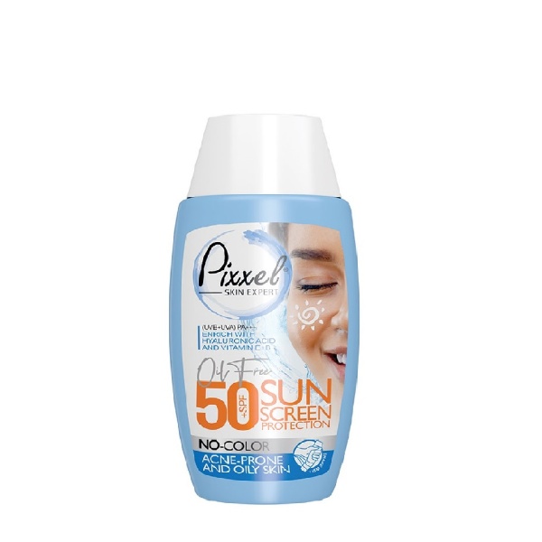 ضد آفتاب پیکسل پوست چرب و جوش‌دار SPF50