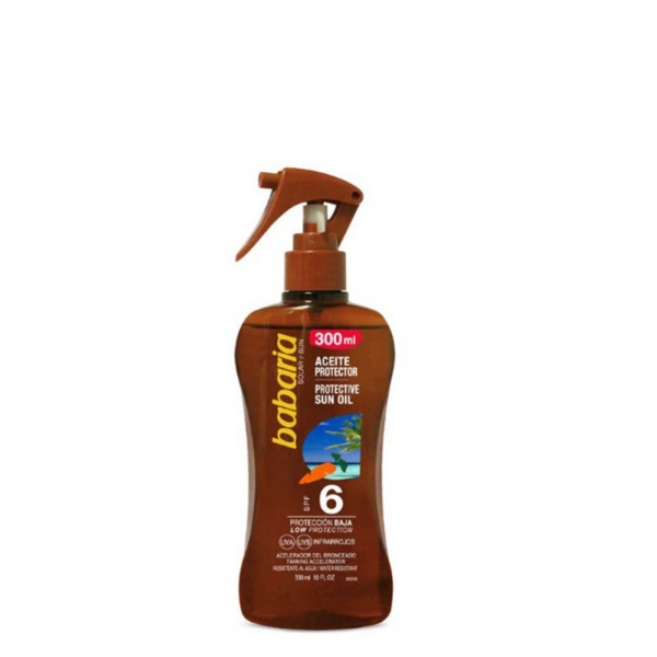 روغن برنزه کننده باباریا SPF 15 حاوی عصاره هویج 300 میل