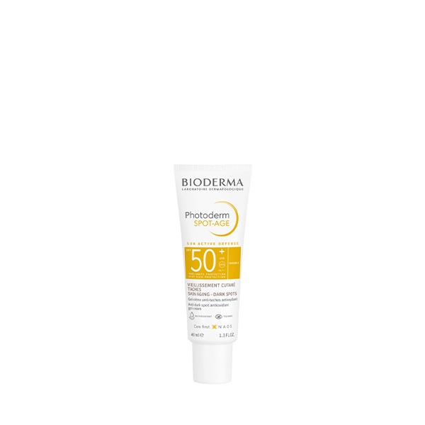 ژل کرم ضد آفتاب بایودرما ضد لک و ضد پیری SPF50+ حجم 40 میل	