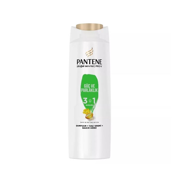 PANTENE Pro-v 3 in 1 Shampoo Power and Shine 350ml | Hiland Beauty