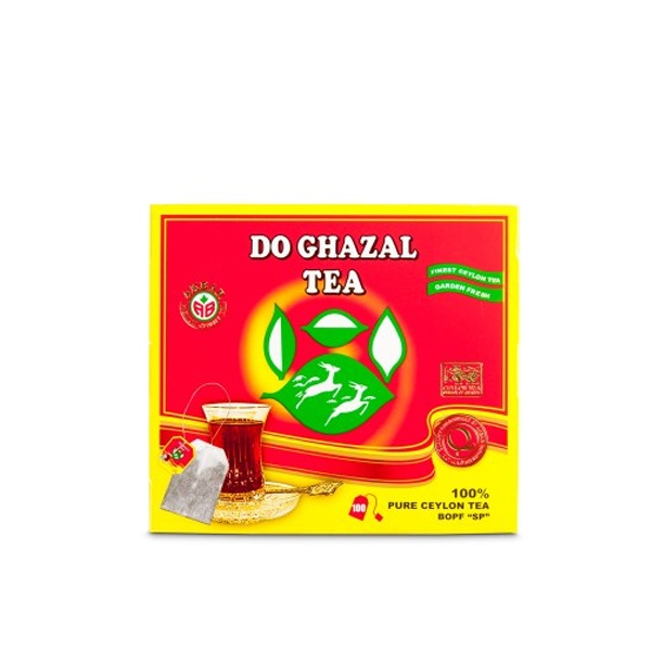 چای ایرانی 100 عدد تی بگ دو غزال 