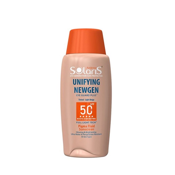 فلوئیدضد آفتاب و روشن کننده پوست SPF50 بژ طبیعی آردن سولاریس 75میل
