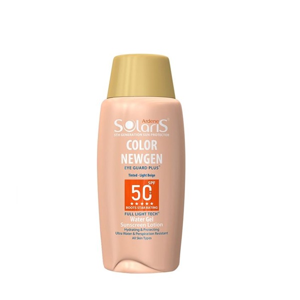 لوسیون آبی ضدآفتاب SPF50 فاقد چربی بژ روشن آردن سولاریس 75میل