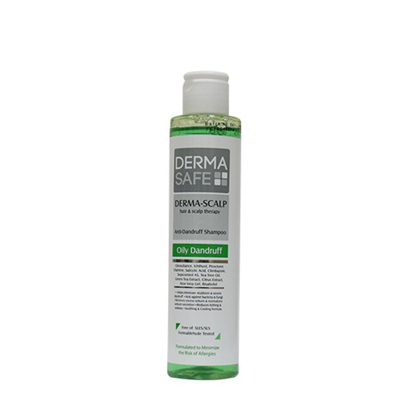 DERMASAFE Anti Dandruff Shampoo/Oily Dandruff  200ml