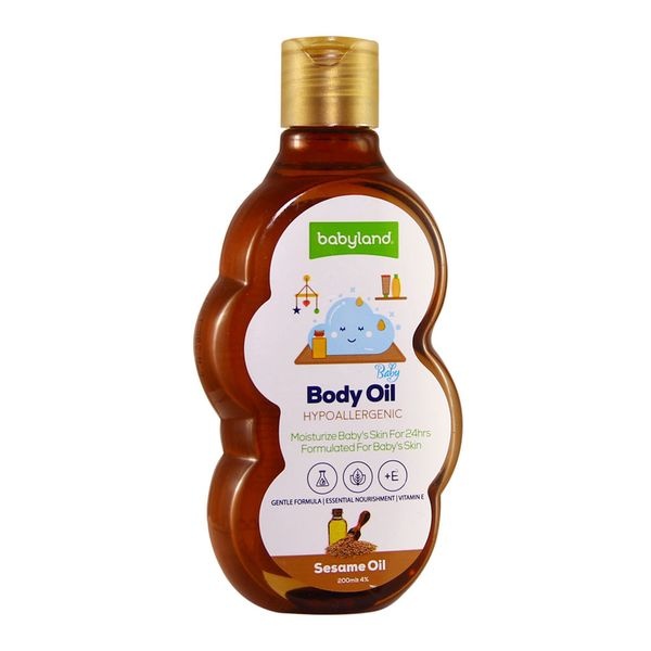 روغن ویتامین E و کنجد بیبی لند200 میل