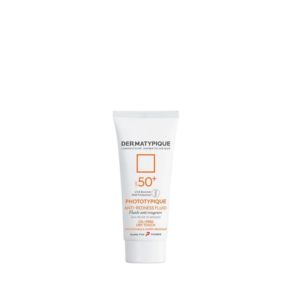 ضد آفتاب فلوئید ضد قرمز فتوتیپیک فاقد چربی spf 50 درماتیپیک