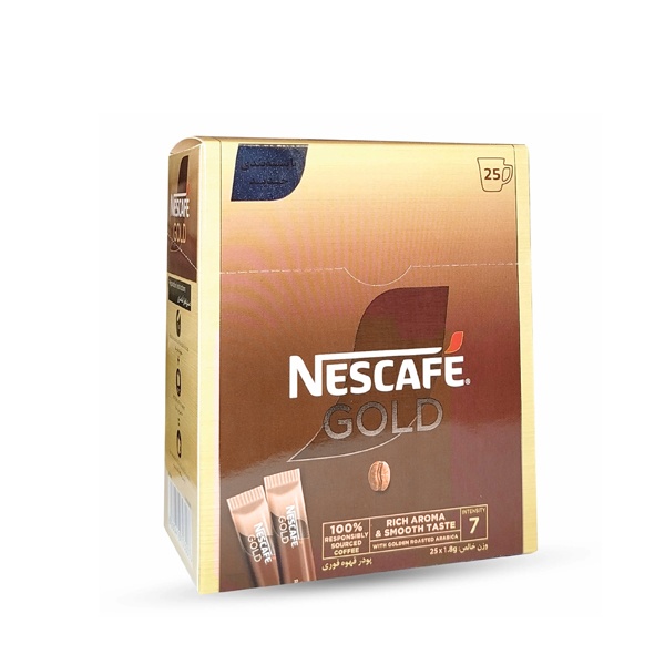 پودر قهوه فوری با عطر و طعم ملایم نسکافه 25عدد