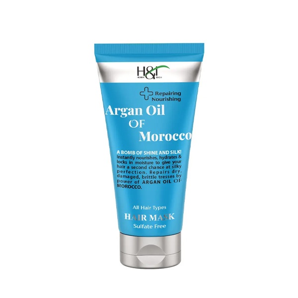 ماسک مغذی و بازسازی کننده حاوی روغن آرگان موروکو هرباتک 200میل