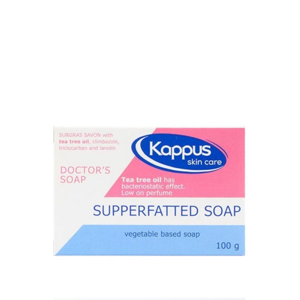 صابون روغن چای غنی شده با روغن گیاهی با عطر کم کاپوس 100گرم