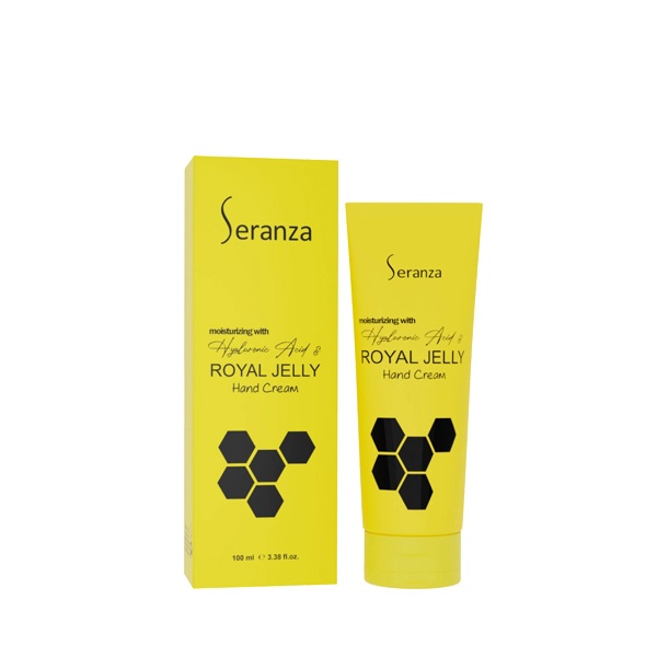 کرم مرطوب کننده دست هیالورونیک و ژل رویال سرانزا 100میل