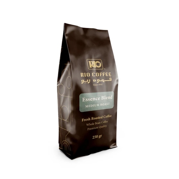 پودر قهوه اسپرسو اسنس بلند مدیوم 20% عربیکا مخصوص دستگاه اسپرسو ساز خانگی ریو 250 گرم	