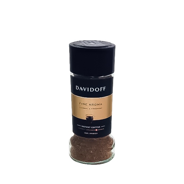 پودر قهوه فوری فاین آروما با عطر متوسط 100% عربیکا دیویداف 90گرم