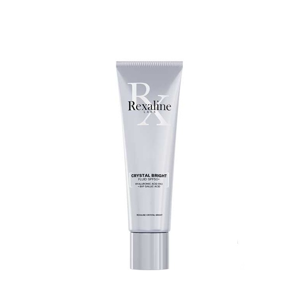 ضد آفتاب فلوئیدی کریستال برایت +50 SPF ضد لک و مات کننده رکسالین 30میل